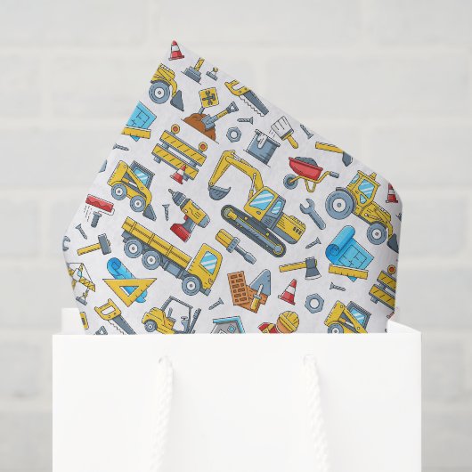 Papier de soie découpage de construction, enfants (Sac cadeau)