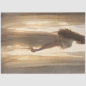 Papier de soie découpage Femme Éthérée (Recto)