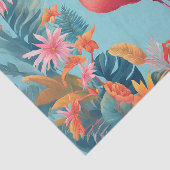 Papier de soie découpage flamant rose fabuleux (Détail)