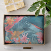 Papier de soie découpage flamant rose fabuleux (Cadeau)