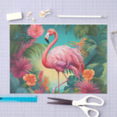 Papier de soie découpage Flamingo Tropics (Artisanat)