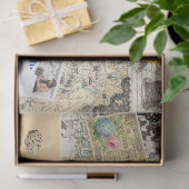 Papier de soie découpage style collage (Cadeau)
