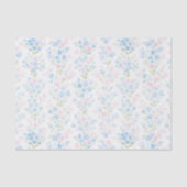 Papier de soie découpé floral pastel (Recto)