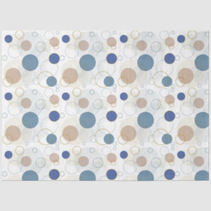 Papier de soie d'emballage à formes géométriques a