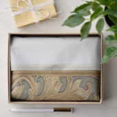 Papier de soie doré moderne orné (Cadeau)
