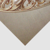 Papier de soie doré orné (Détail)