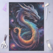 papier de soie dragon cosmique (Artisanat)