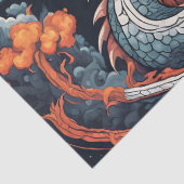 papier de soie dragon de nuit (Détail)