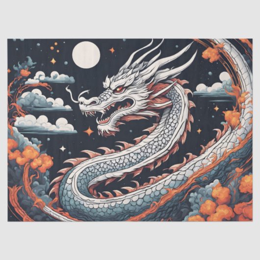 papier de soie dragon de nuit (Recto)