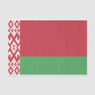 Papier de soie drapeau biélorusse patriotique