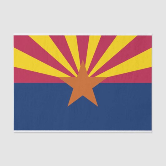 Papier de soie du drapeau de l'Arizona (Recto)