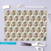 Papier de soie écureuil de Noël vintage (Artisanat)