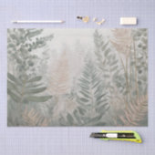 Papier de soie Élégance Forêt Brumeuse (Artisanat)
