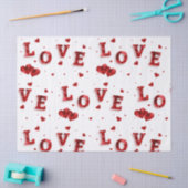 Papier de soie Elegant Love (Artisanat)