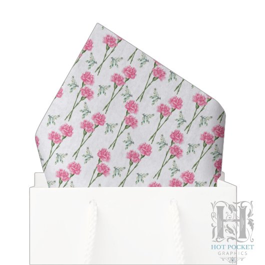 Papier de soie en forme d'oeillet