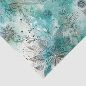 Papier de soie Éphémère aquarelle (Détail)