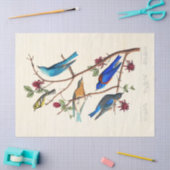 Papier de soie éphémère d'oiseaux d'Audobon (Artisanat)