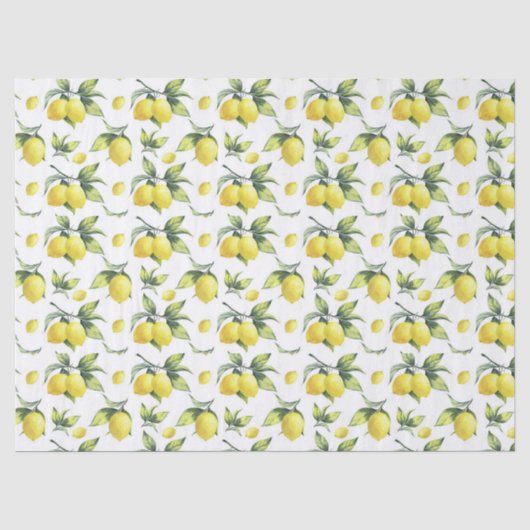 Papier de soie et découpage - Lemon's (Recto)