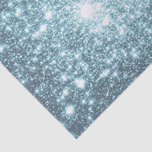 Papier de soie étoiles sarcelle (Détail)