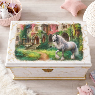 Papier de soie fantaisiste licorne aquarelle artis