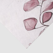 Papier de soie feuilles rouges modernes (Détail)