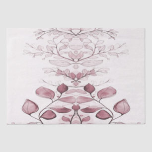 Papier de soie feuilles rouges modernes