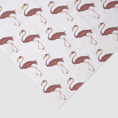 Papier de soie Flamant Rose Vintage #2 (Détail)