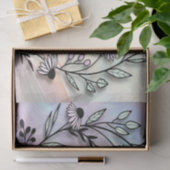 Papier de soie fleur minimal (Cadeau)