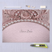 Papier de soie fleur rose (Artisanat)