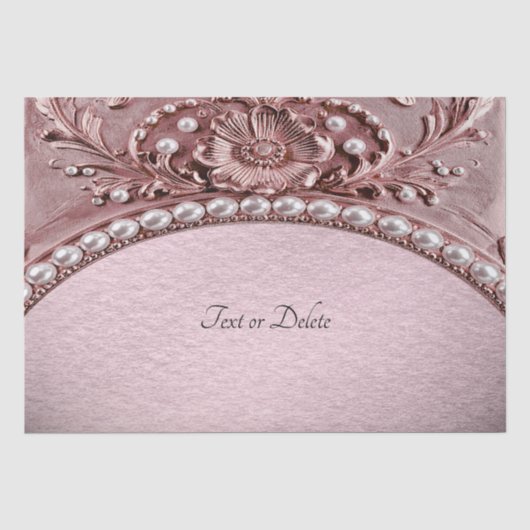 Papier de soie fleur rose (Recto)