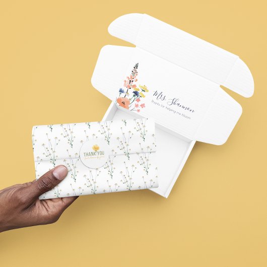 Papier de soie fleur sauvage 