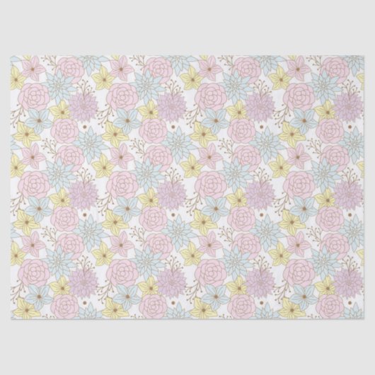 papier de soie fleurs de printemps (Recto)