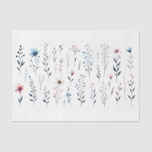 Papier de soie floral (Recto)