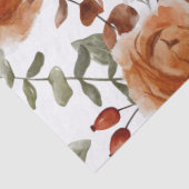 Papier de soie floral automnal (Détail)