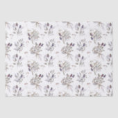 Papier de soie floral bohème  (Recto)