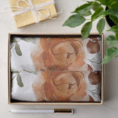 Papier de soie floral d'automne (Cadeau)