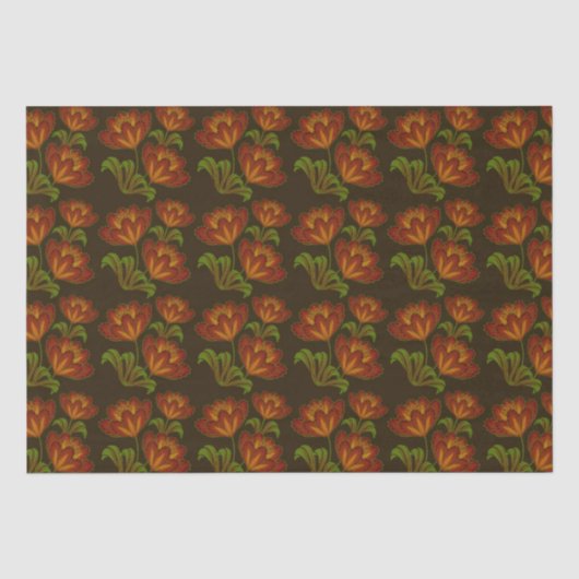 Papier de soie floral du sud-ouest (Recto)