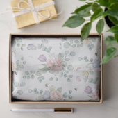 Papier de soie floral élégant (Cadeau)