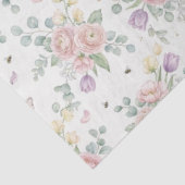 Papier de soie floral élégant (Détail)