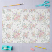 Papier de soie floral élégant (Artisanat)