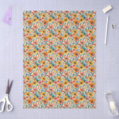 Papier de soie floral rétro Daisy (Artisanat)