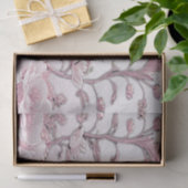 Papier de soie floral rose unique (Cadeau)