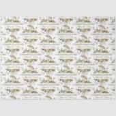 Papier de soie floral séché pour félicitations  (Recto)