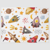 Papier de soie Fusées et Météores (Recto)