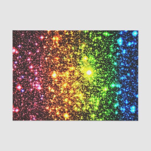 Papier de soie Galaxie Arc-en-ciel (Recto)