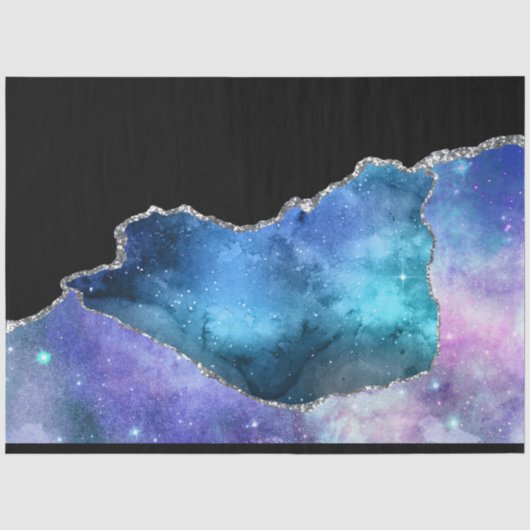 Papier de soie Galaxy Agate Série Design 17 (Recto)