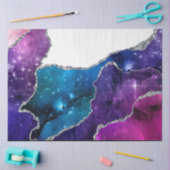 Papier de soie Galaxy Agate Série Design 18 (Artisanat)