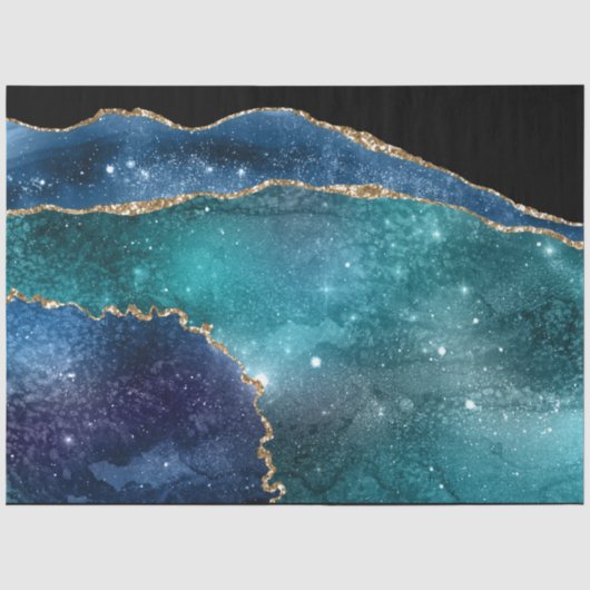 Papier de soie Galaxy Agate Series Design 22 (Recto)