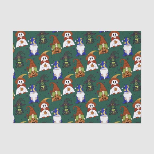 Papier de soie Gnome-o-Ween (Moyen) (Recto)