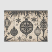 Papier de soie gothique pour découpage de Noël (Recto)